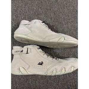 LDeck Australian men's casual leather high-top sneakers Size 14